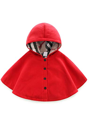 Odziezet Jacke Baby Mädchen Kindkleidung Jungen Unisex cloak Umhang Mantel mit Kapuze Herbst Jacke Winter Warm Poncho 2-8 Jahre von Odziezet