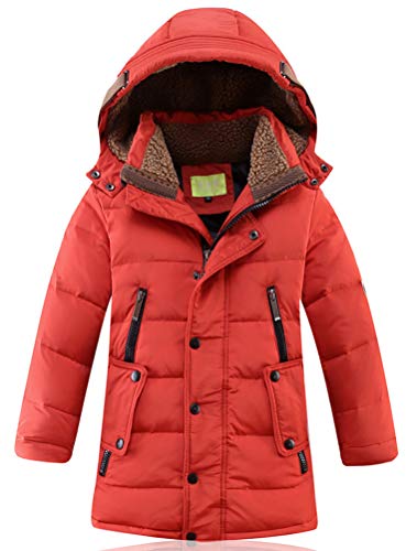 Odziezet Jungen Winterjacke Mit Kapuze Mädchen Verdickte Daunenmantel Kinder Warm Outdoorjacke 4-13 Jahre von Odziezet