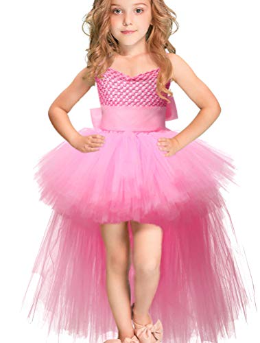 Odziezet Mädchen Kleid Ärmlos Kostüm Abendkleid Halloween Prizessin Tutu Rock Tüllrock 2-8 Jahre alt von Odziezet