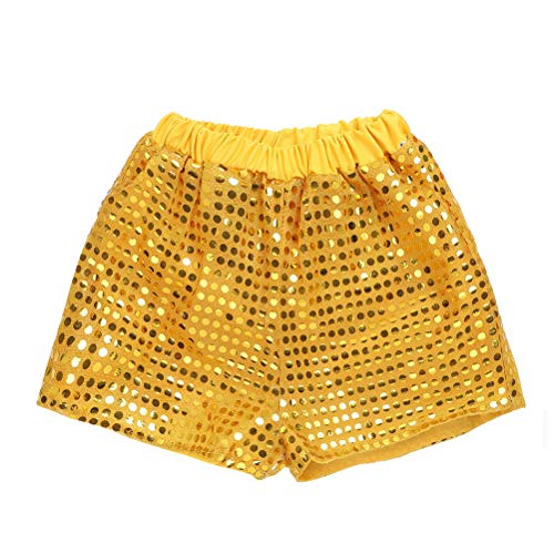 Odziezet Performance Shorts Kinder Kurze Hose Pailletten Junge Mädchen Tanzkostüm Jazz 4-17 Jahre von Odziezet