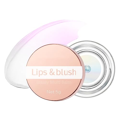 Ofanyia Color Changing Blush, Magic Color Changing Cream Blush for Cheek & Lip, Moisturizing Clear Blush Gel, Multi-Use Waterproof Long-Lasting Face Blusher Makeup (clear) von Ofanyia