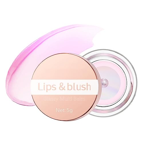 Ofanyia Color Changing Blush, Magic Color Changing Cream Blush for Cheek & Lip, Moisturizing Clear Blush Gel, Multi-Use Waterproof Long-Lasting Face Blusher Makeup (pink) von Ofanyia