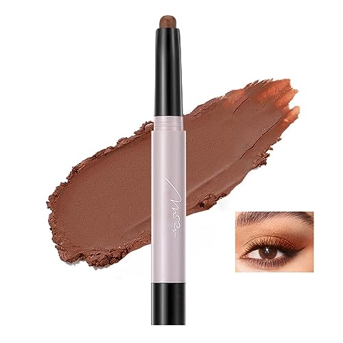 Ofanyia Cream Eyeshadow Stick, Matte and Shimmer Eye Brightener Stick Eyeshadow Pencil, Long Lasting Waterproof Eye Shadow for Eye Makeup (04# (Matte)) von Ofanyia