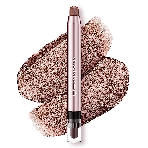 Ofanyia Cream Eyeshadow Stick, Matte and Shimmer Eye Brightener Stick Eyeshadow Pencil, Long Lasting Waterproof Eye Shadow for Eye Makeup (04#) von Ofanyia