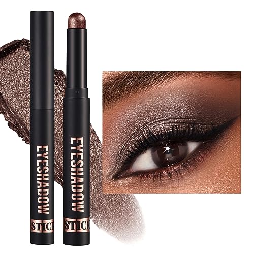 Ofanyia Eyeshadow Stick, Shimmer Matte Eye Shadow Crayon Eye Brightener Stick, Smooth Texture Cream Eyeshadow Pen, Long Lasting Waterproof Hypoallergenic Eye Shadow Pencil Gift Set (09#) von Ofanyia