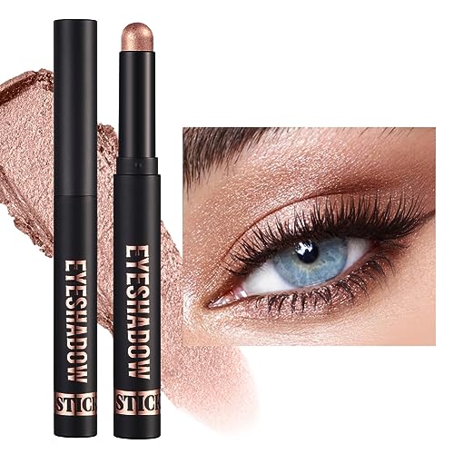 Ofanyia Eyeshadow Stick, Shimmer Matte Eye Shadow Crayon Eye Brightener Stick, Smooth Texture Cream Eyeshadow Pen, Long Lasting Waterproof Hypoallergenic Eye Shadow Pencil Gift Set (10#) von Ofanyia