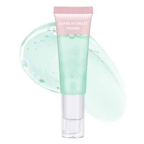 Ofanyia Hydrating Face Primer, Gel-Based Foundation Primer for Moisturizing & Locking Foundation, Smooth Fine Lines, Oil Free Effect, Brightening Skin Make Up Base Matte Makeup Primer 24ml (green-1) von Ofanyia