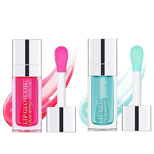 Ofanyia Hydrating Lip Glow Oil, Plumping Lip Gloss Tinted Lip Balm Transparent Lip Care, Long Lasting Hydrating Lip Gloss Tinted Lip Non-sticky, Lip Tint Lip Care Oil von Ofanyia