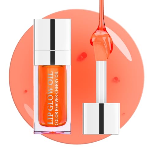 Ofanyia Hydrating Lip Glow Oil, Plumping Lip Gloss Tinted Lip Balm Transparent Lip Care, Long Lasting Hydrating Lip Gloss Tinted Lip Non-sticky, Lip Tint Lip Care Oil von Ofanyia