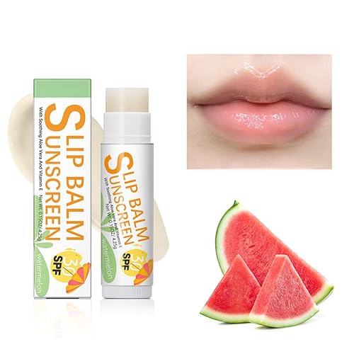 Ofanyia Sunscreen Lip Balm, SPF 30 Hydrating Lip Balm with Aloe and Vitamin E, Sun Screen Lip Protection & Treatment for Chapped Dry Lips, Lip Moisturizer Lip Care (watermelon) von Ofanyia