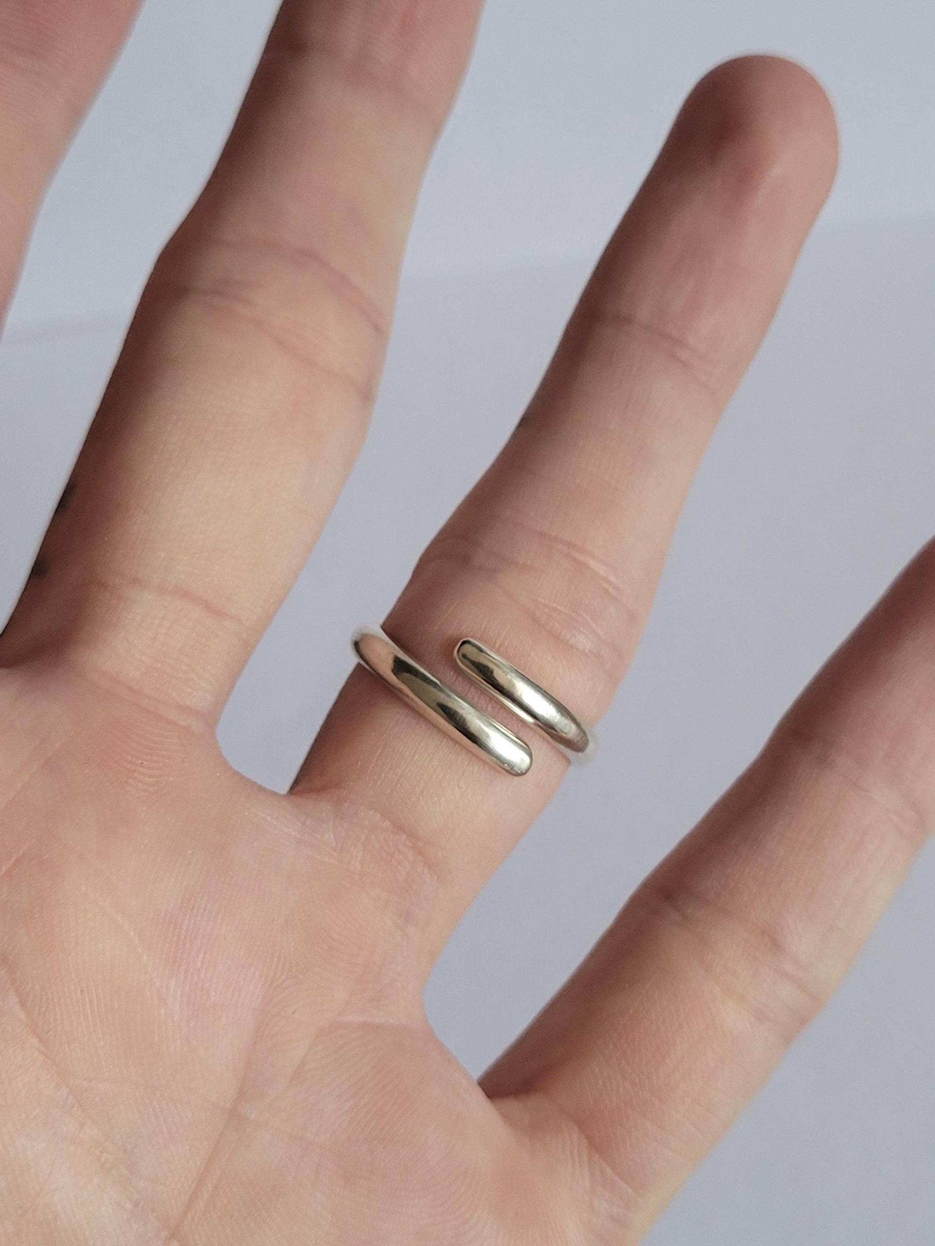 Verstellbarer Sterling Silber Ring von OfelinJewelry