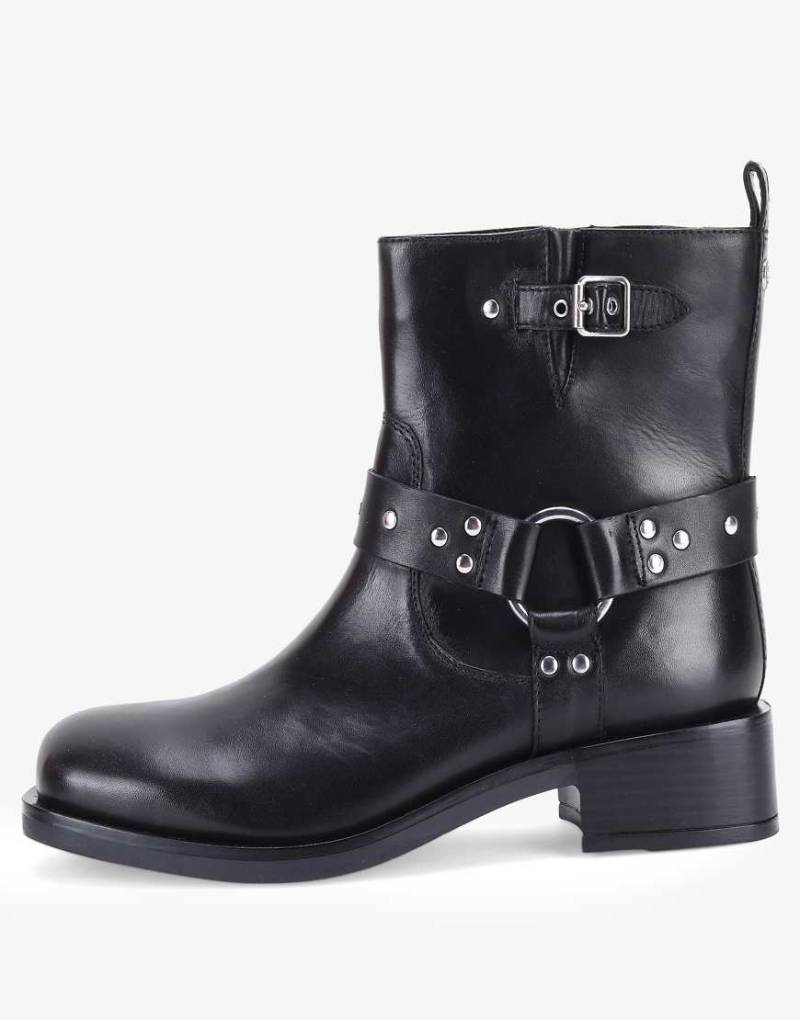OFF THE HOOK - STRATFORD - Hohe Stiefeletten aus Leder in Schwarz mit seitlichem Reißverschluss und Blockabsatz von Off The Hook