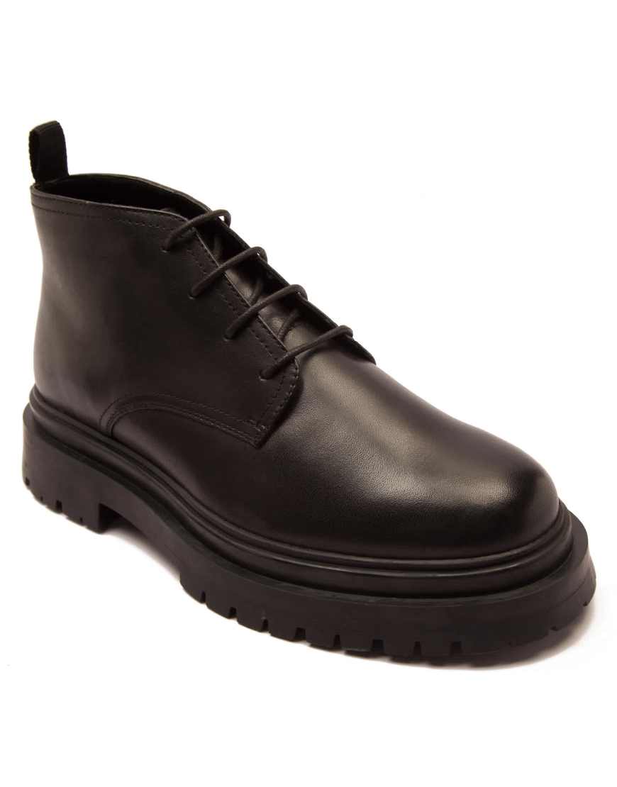 Off The Hook - 'Hardrock' - Chukka-Ankle-Boots aus Leder in Schwarz von Off The Hook
