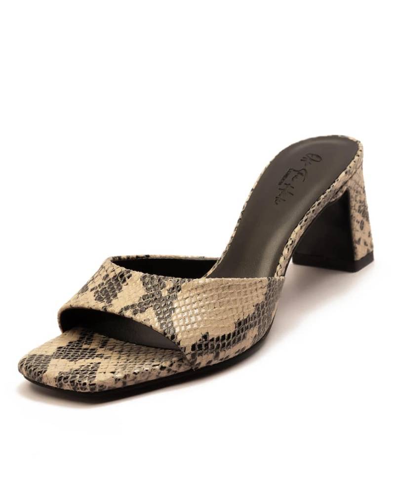 Off The Hook - Park - Wildleder-Sandalen für Damen mit Mamba-Muster und Blockabsatz-Bunt von Off The Hook