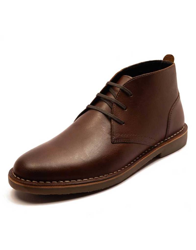 Off The Hook - Sahara - Legere Wildleder-Schnürstiefel in Holzbraun von Off The Hook