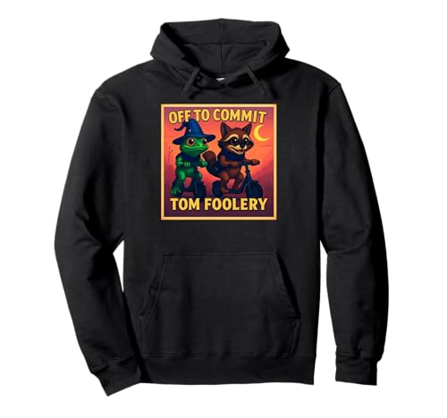Off to Commit Tom Foolery Frog Raccoon Men Women Pullover Hoodie Off to Commit Tom Foolery Frog Raccoon Men Women Pullover Hoodie von Off To Commit Tom Foolery Frog Raccoon Gifts