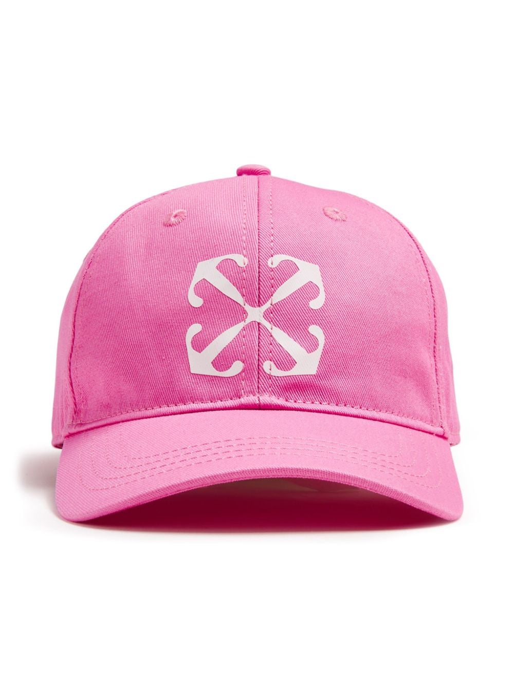 Off-White Kids Twill-Baseballkappe mit Pfeil-Print - Rosa von Off-White Kids