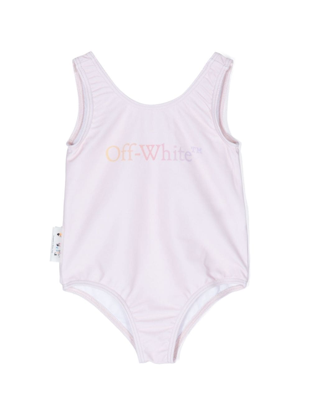 Off-White Kids Badeanzug mit Logo-Print - Rosa von Off-White Kids