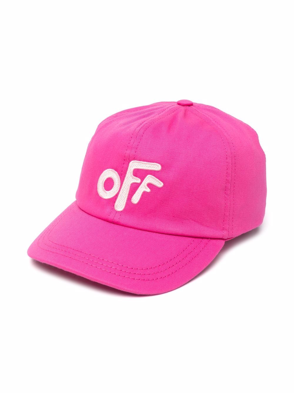 Off-White Kids Baseballkappe mit Logo-Patch - Rosa von Off-White Kids