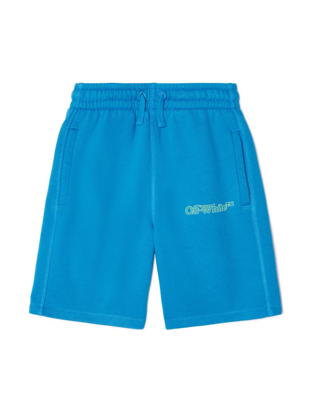 Off-White Kids Big Bookish Shorts - Blau von Off-White Kids