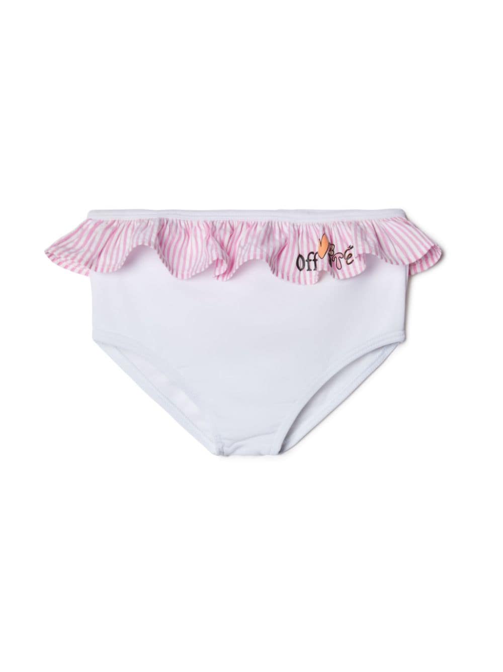 Off-White Kids Bikinihöschen mit Funny Flowers-Print - Weiß von Off-White Kids