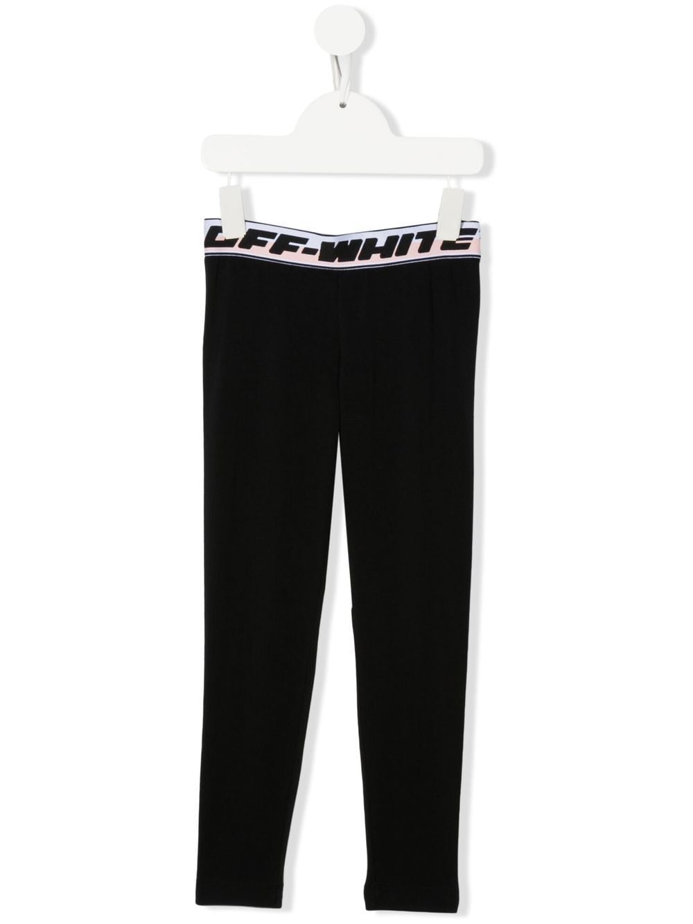 Off-White Kids Halbhohe Leggings mit Logo-Bund - Schwarz von Off-White Kids