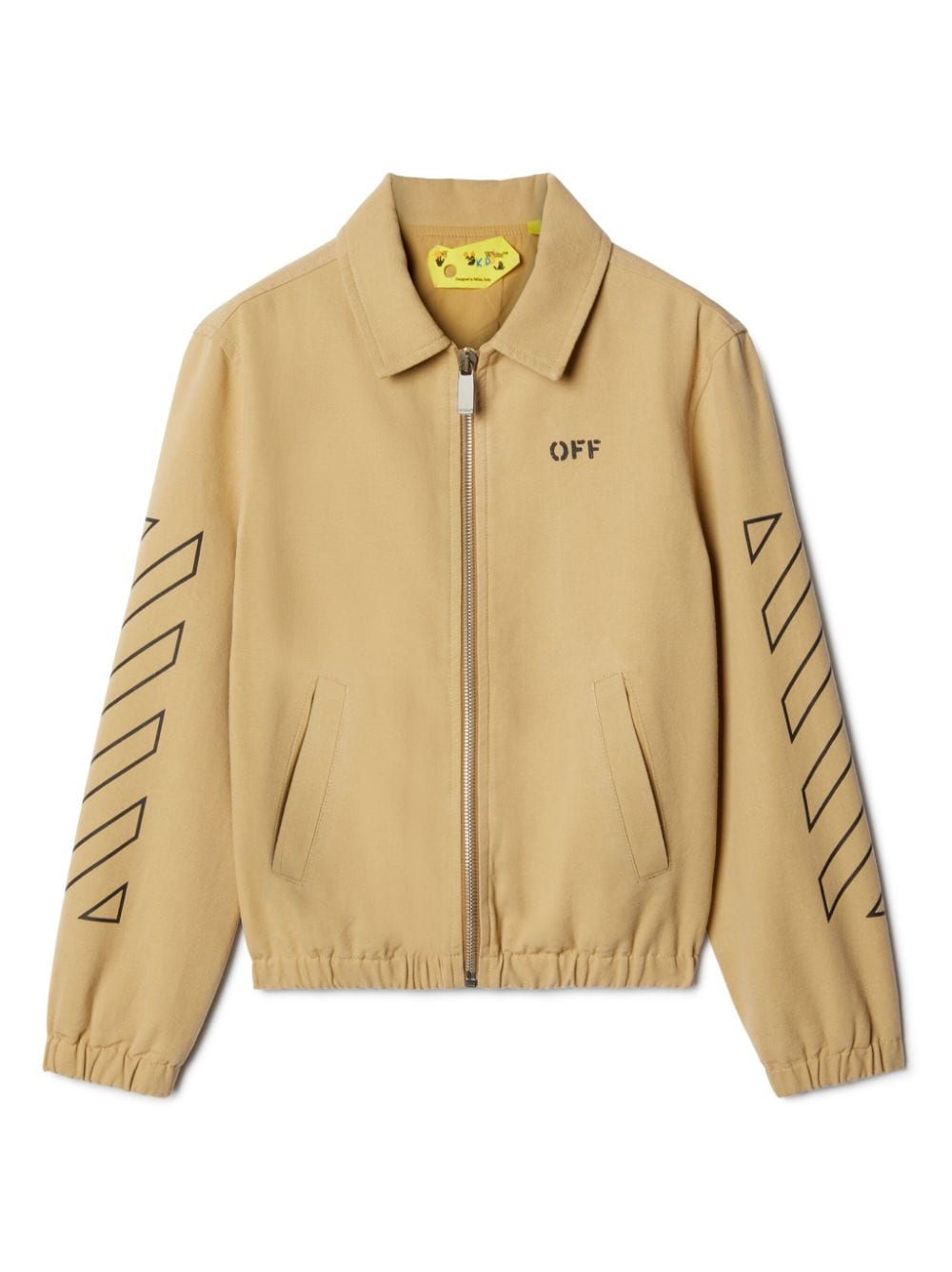 Off-White Kids Jacke mit Pfeil-Print - Nude von Off-White Kids