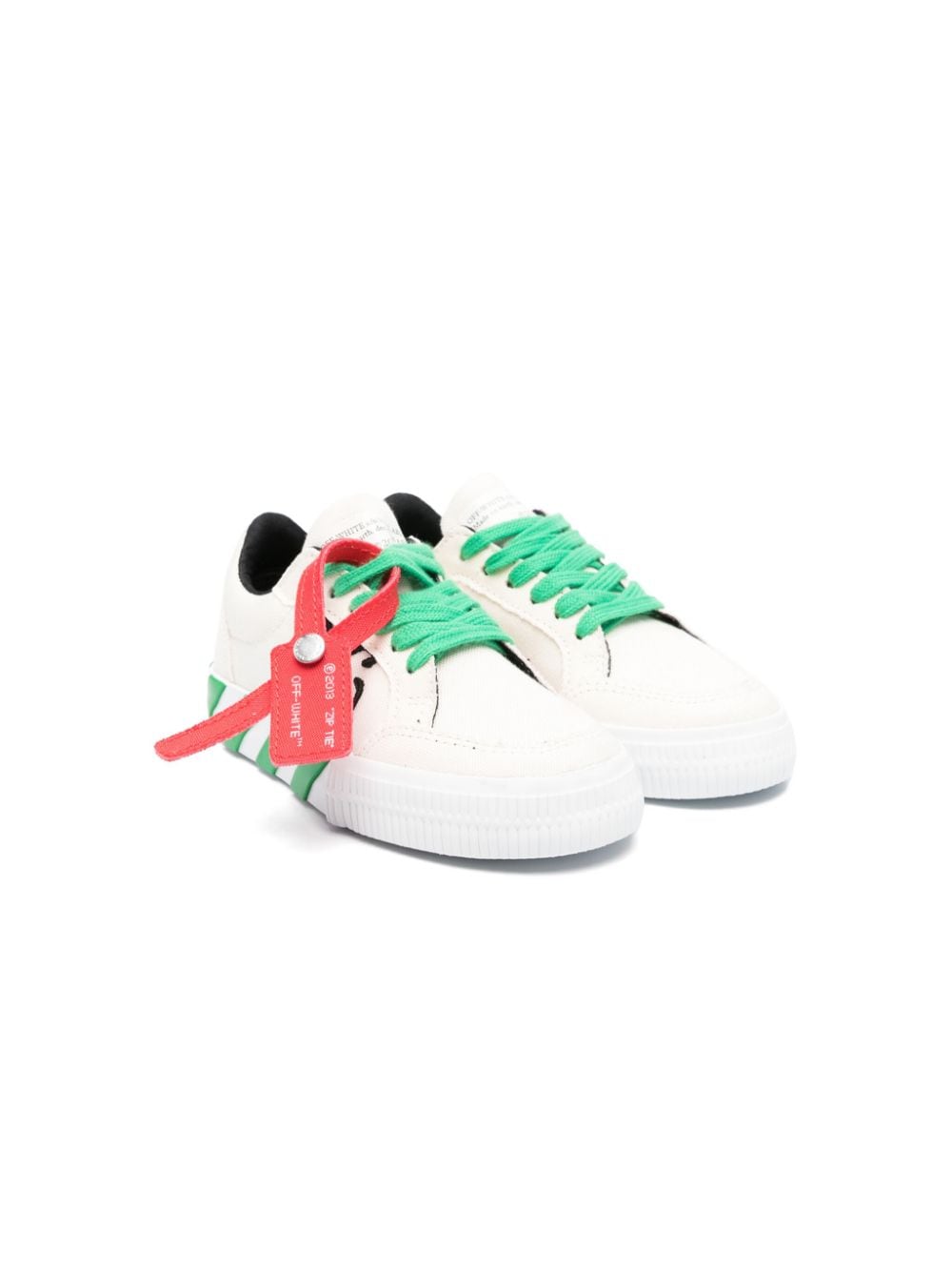 Off-White Kids Vulcanized Sneakers - Weiß von Off-White Kids