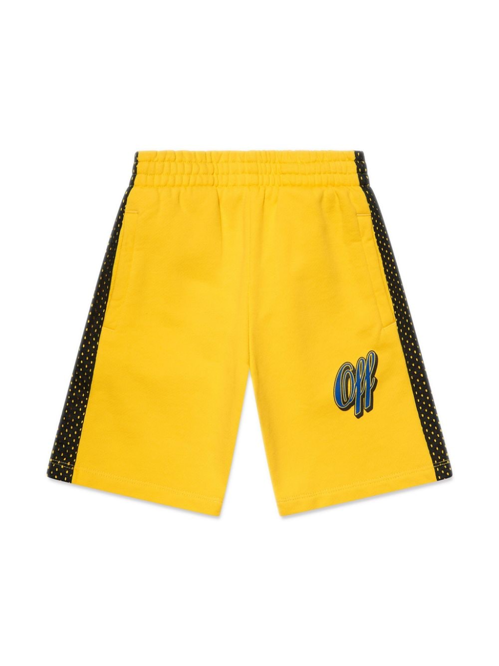 Off-White Kids Joggingshorts mit Off-Print - Gelb von Off-White Kids