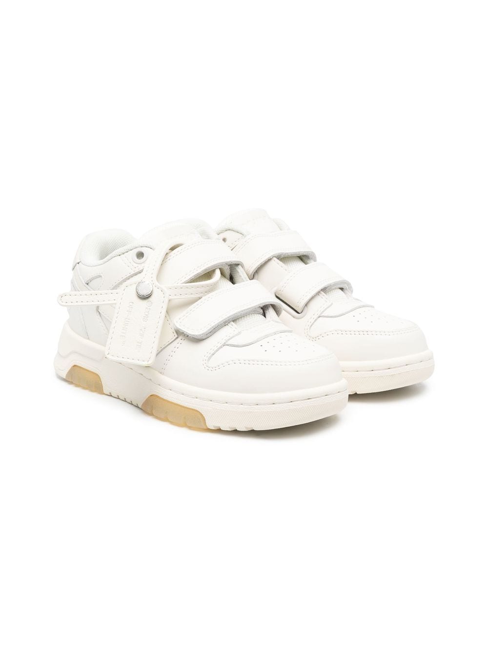 Off-White Kids Out of Office Sneakers mit Klettverschluss - Weiß von Off-White Kids