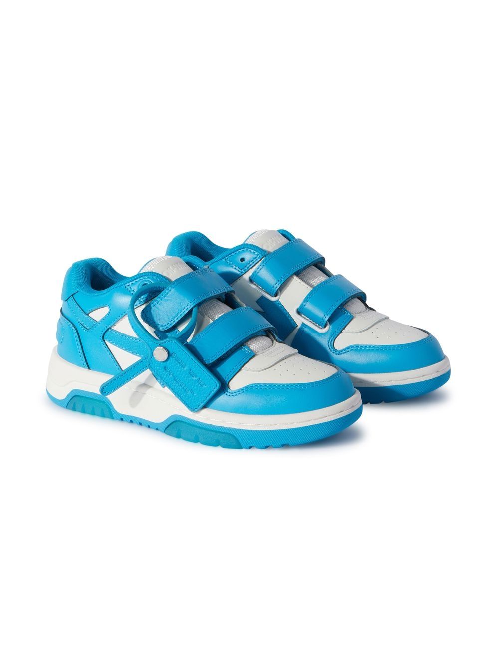 Off-White Kids Out of Office Sneakers mit Klettverschluss - Blau von Off-White Kids