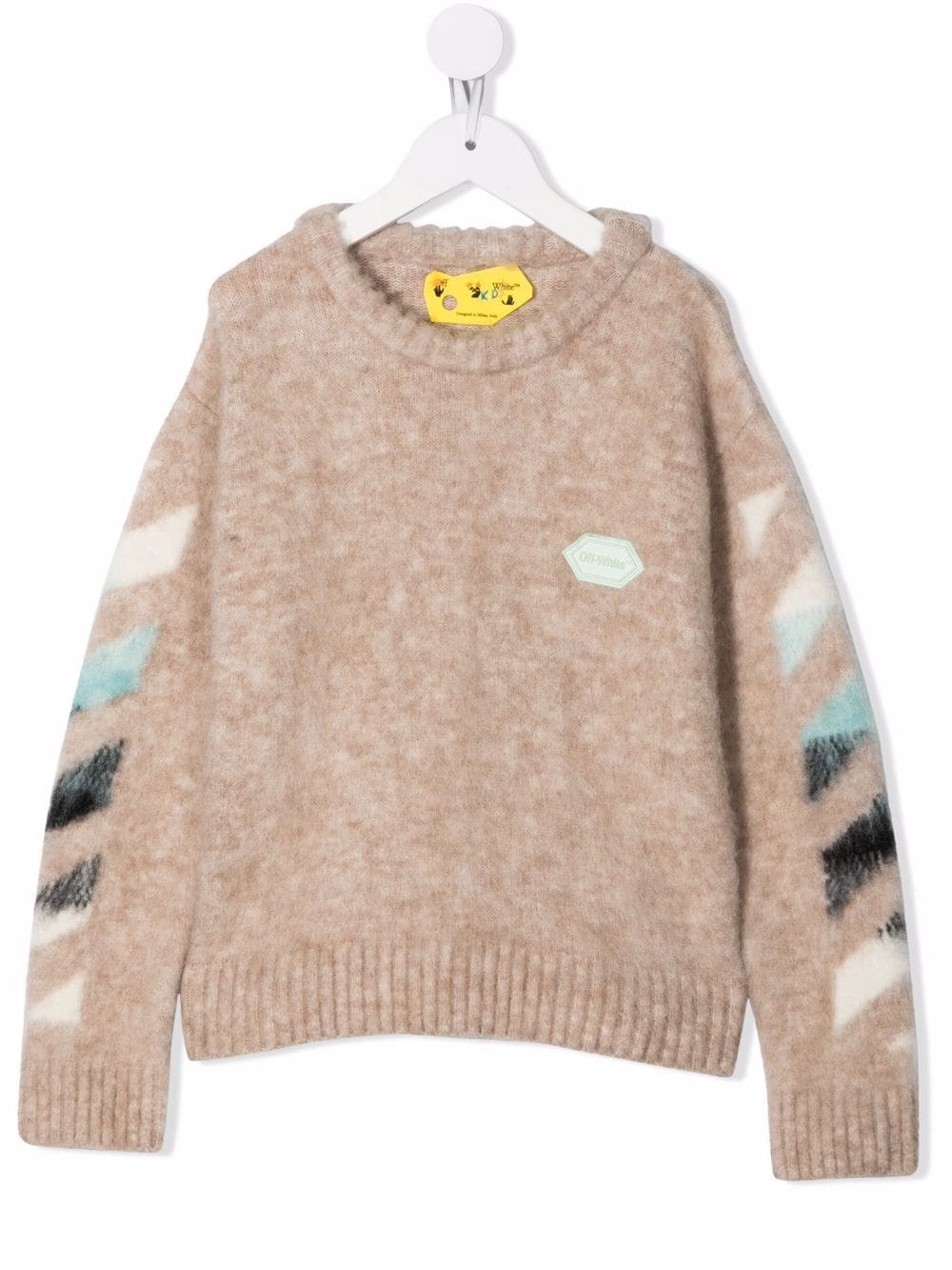 Off-White Kids Pullover mit Arrows-Motiv - Nude von Off-White Kids