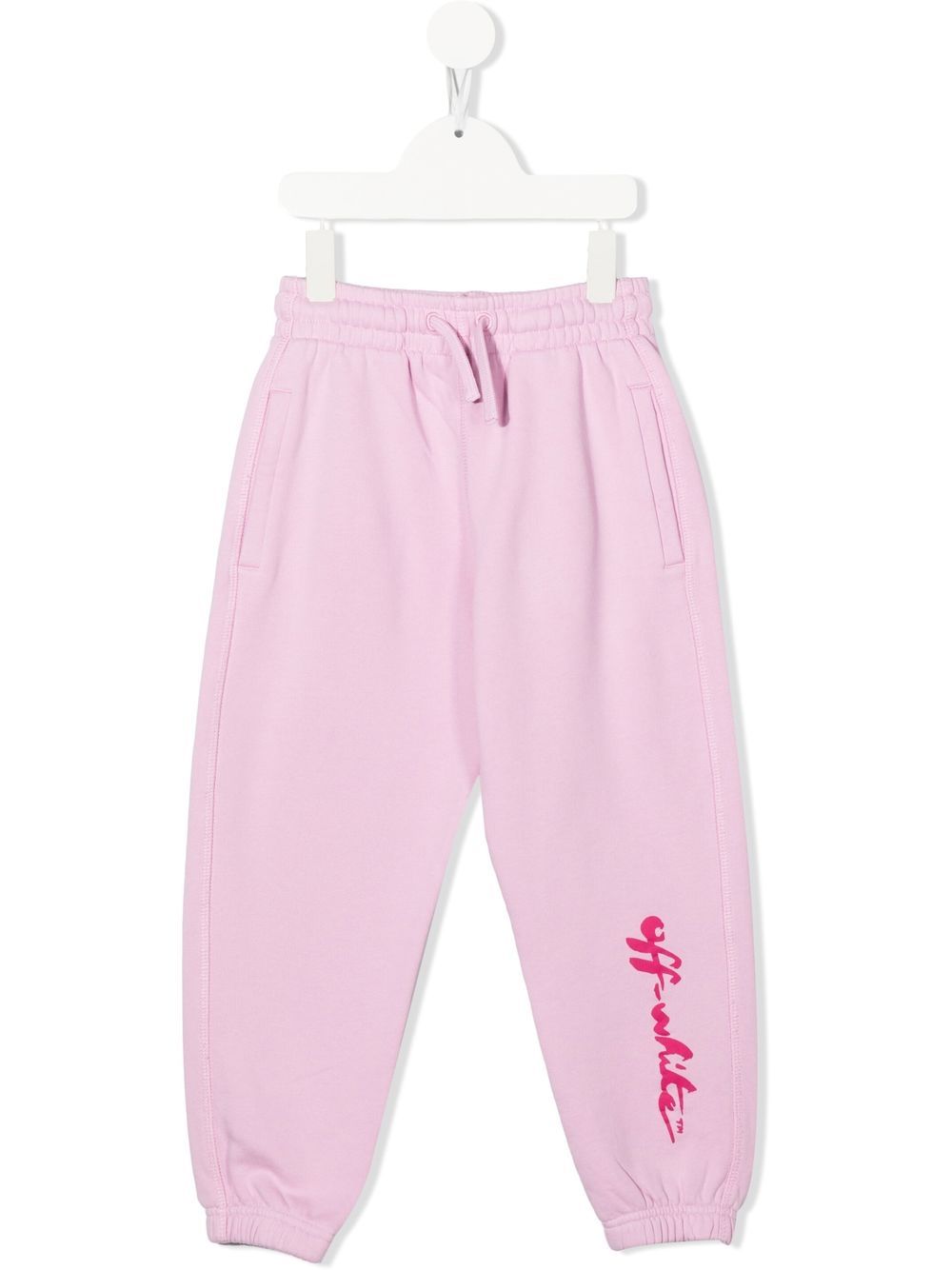 Off-White Kids Jogginghose mit Logo-Print - Rosa von Off-White Kids