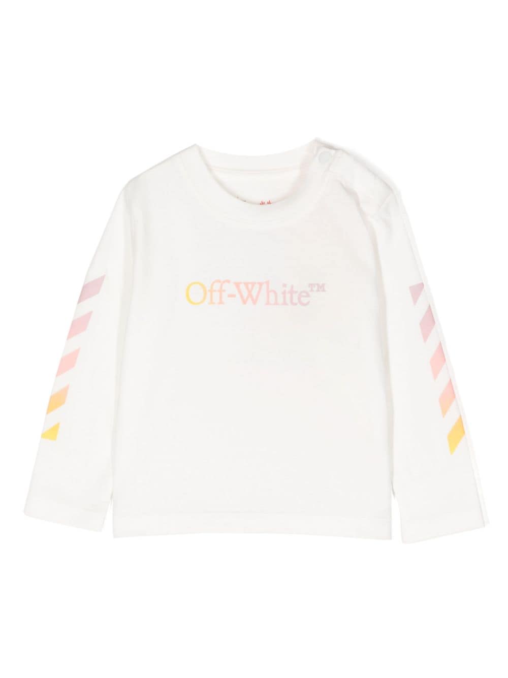 Off-White Kids T-Shirt mit Logo-Print - Weiß von Off-White Kids