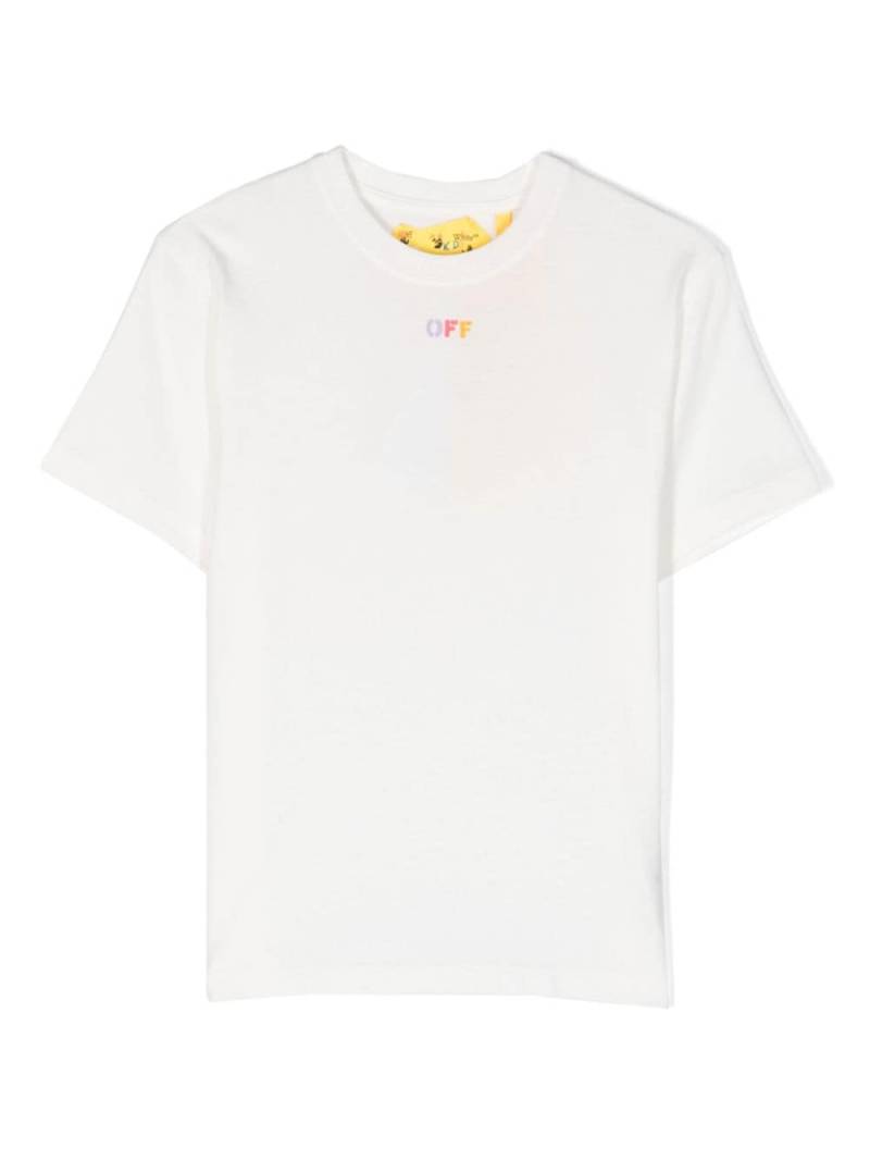 Off-White Kids T-Shirt mit Logo-Print - Weiß von Off-White Kids