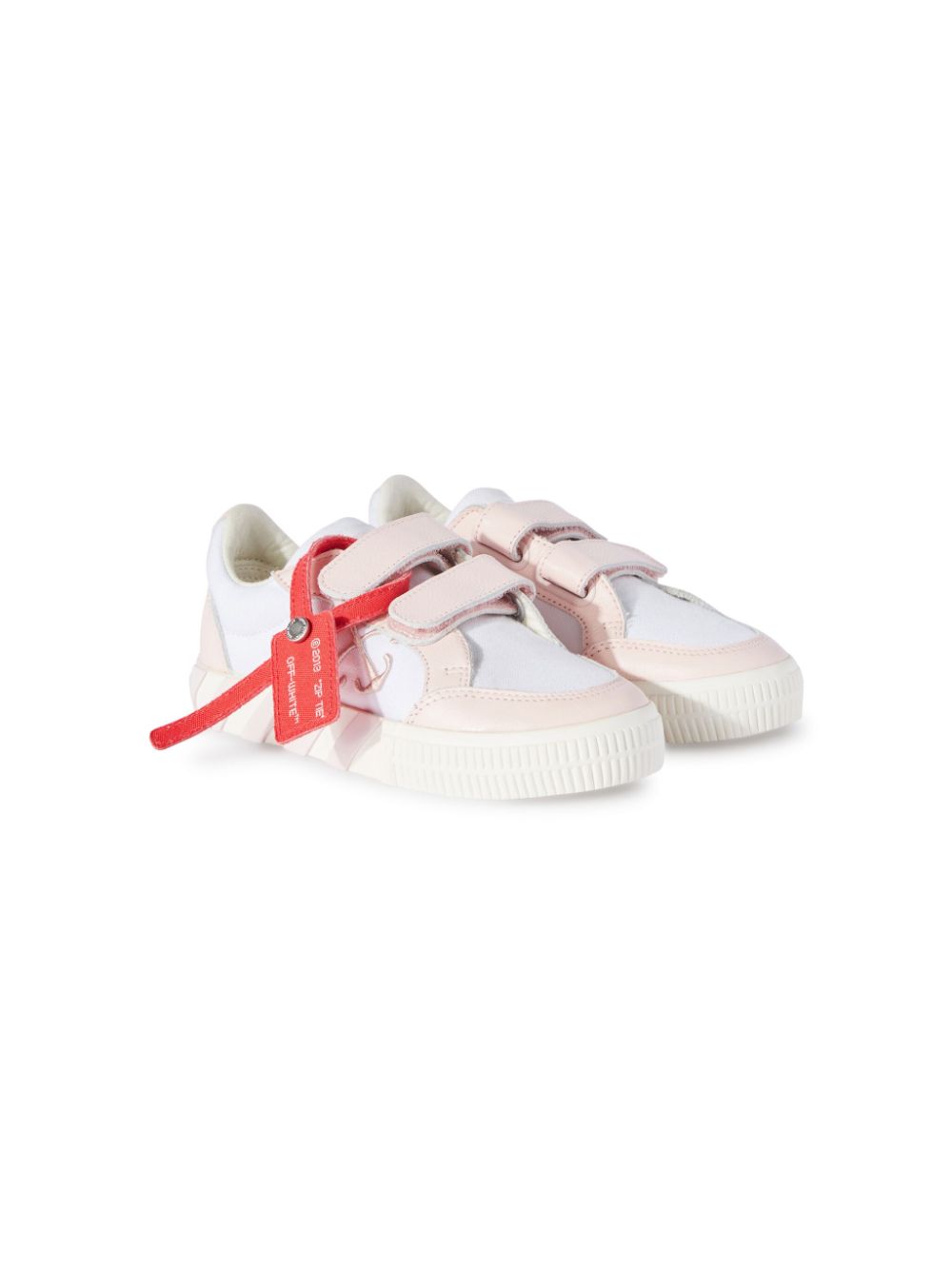 Off-White Kids Vulcanized Sneakers mit Klettverschluss - Weiß von Off-White Kids