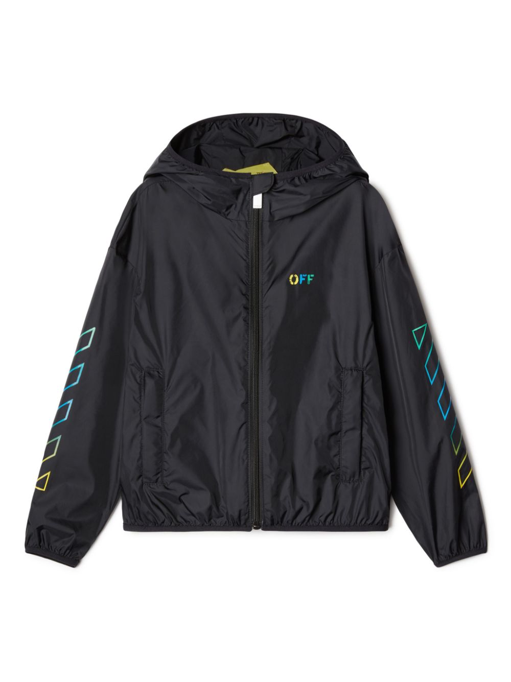 Off-White Kids Windbreaker mit Pfeil-Print - Schwarz von Off-White Kids