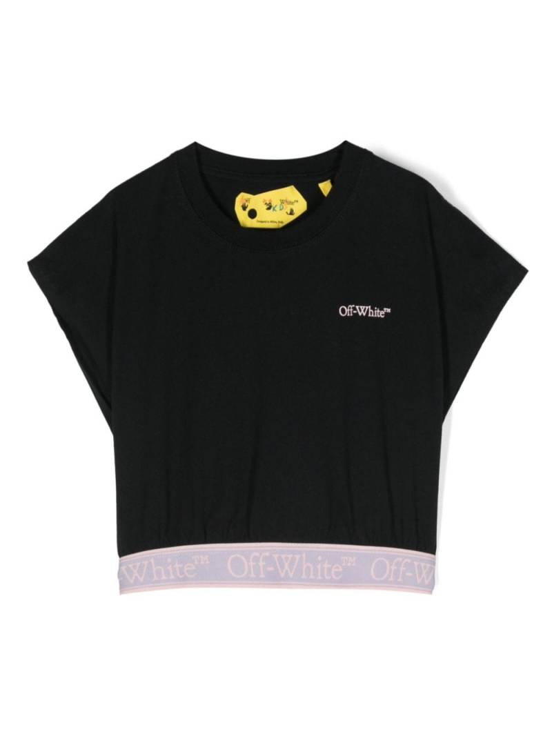 Off-White Kids T-Shirt mit Logo-Print - Schwarz von Off-White Kids