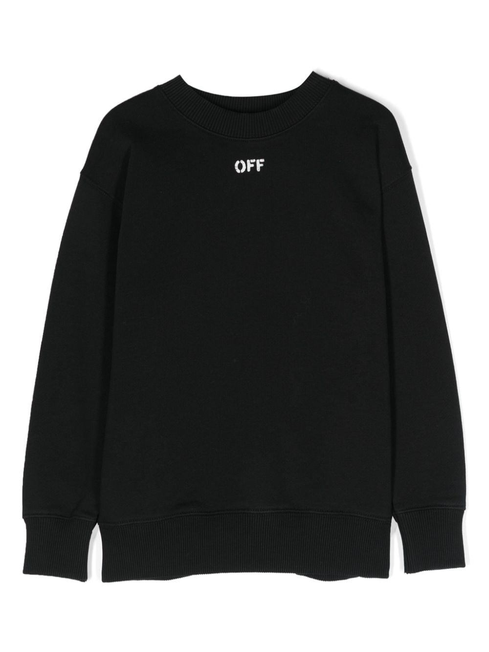 Off-White Kids Sweatshirt mit Logo-Print - Schwarz von Off-White Kids