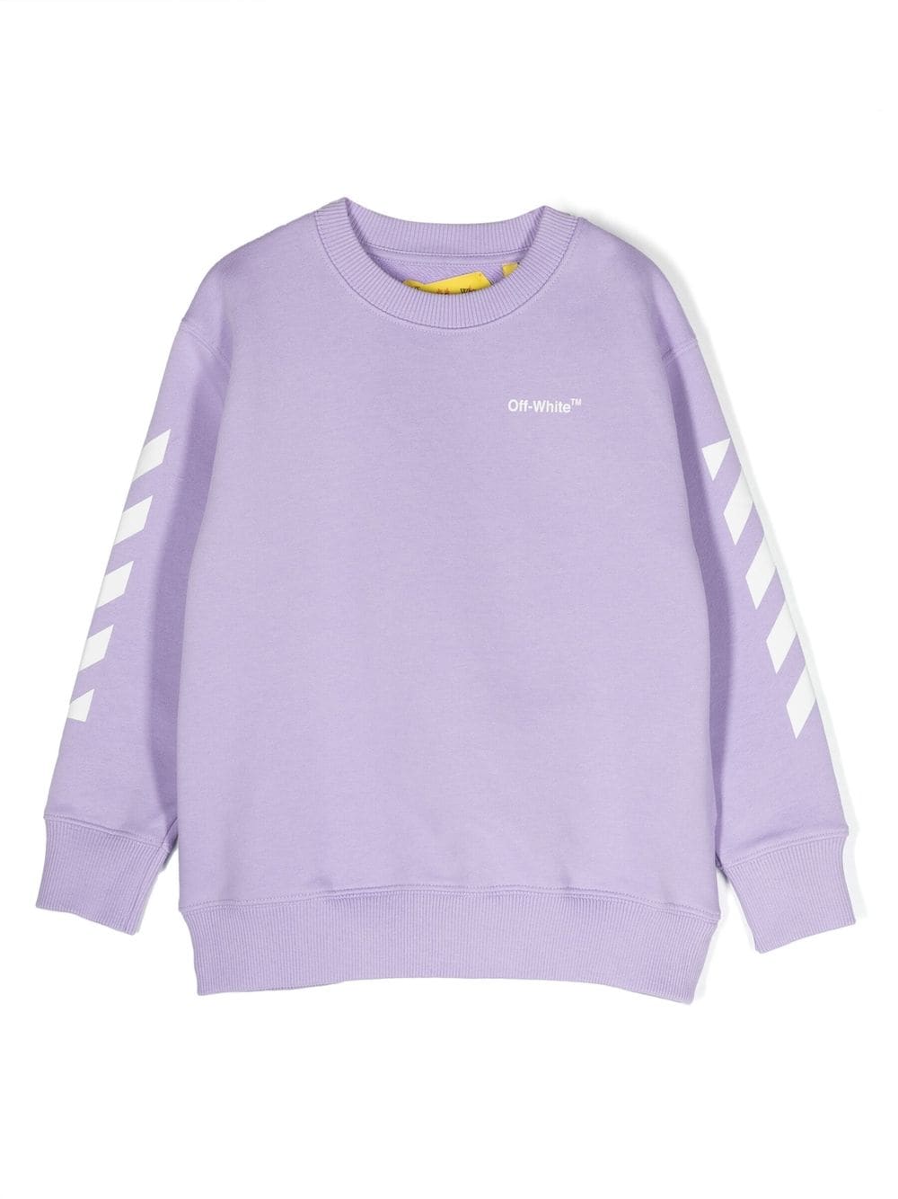 Off-White Kids Sweatshirt mit Logo-Print - Violett von Off-White Kids