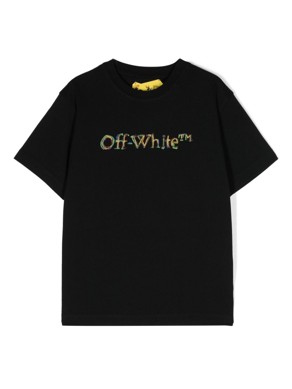 Off-White Kids T-Shirt mit Logo-Print - Schwarz von Off-White Kids