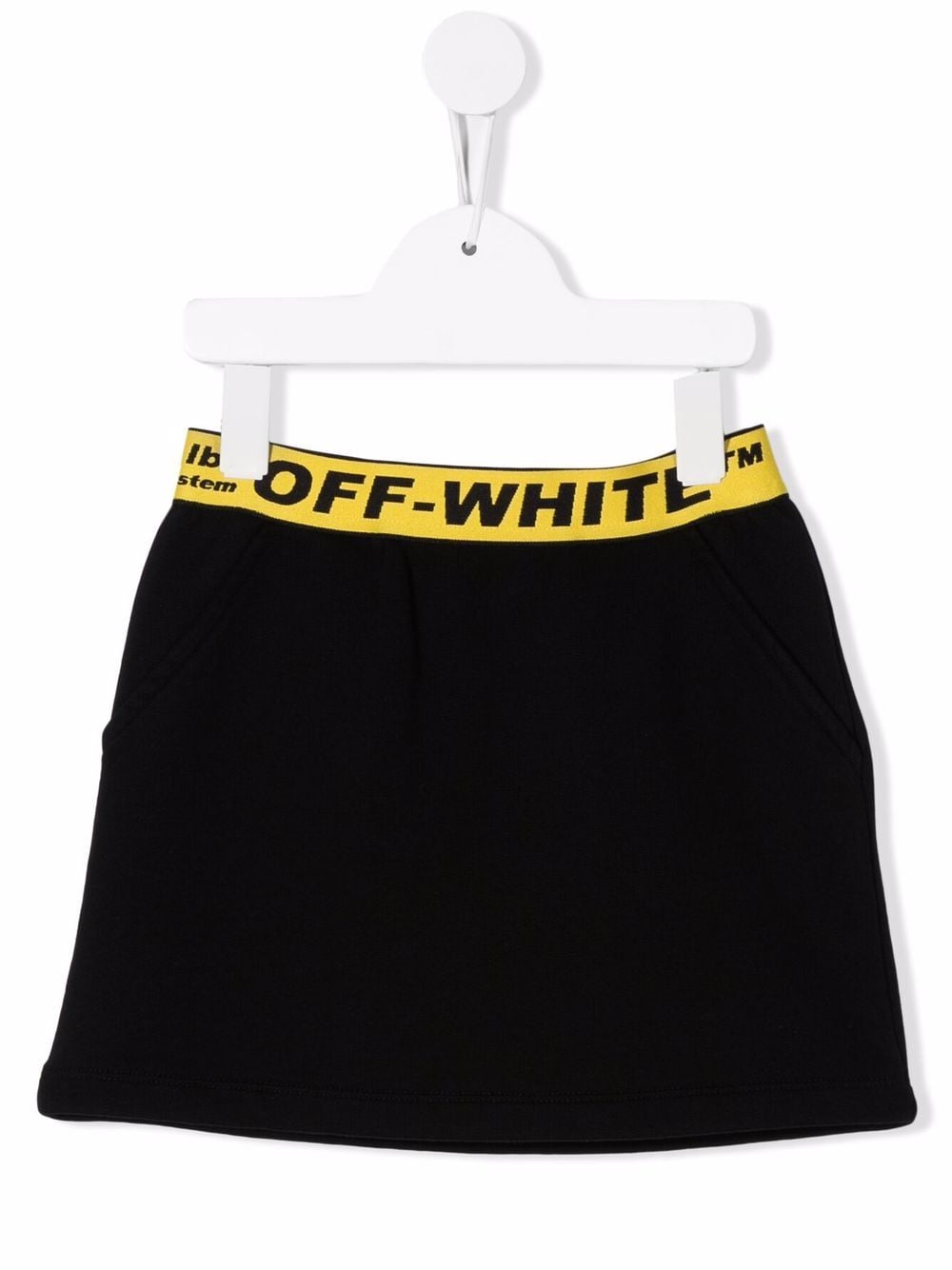 Off-White Kids Rock mit Logo-Bund - Schwarz von Off-White Kids