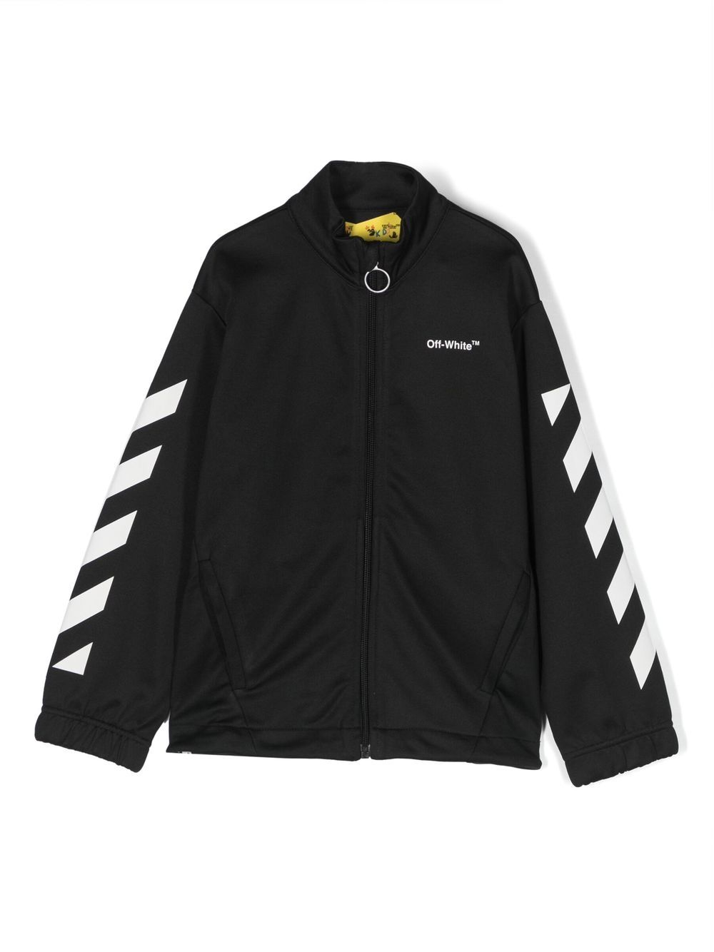 Off-White Kids Sweatshirtjacke mit Reißverschluss - Schwarz von Off-White Kids