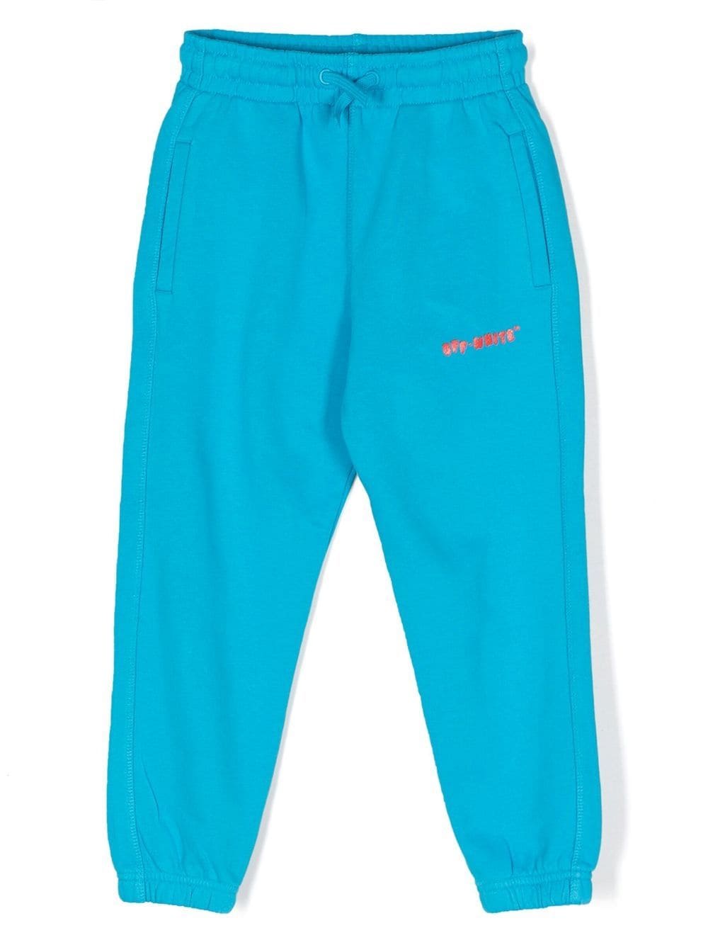 Off-White Kids Jogginghose mit Signaturen-Streifen - Blau von Off-White Kids