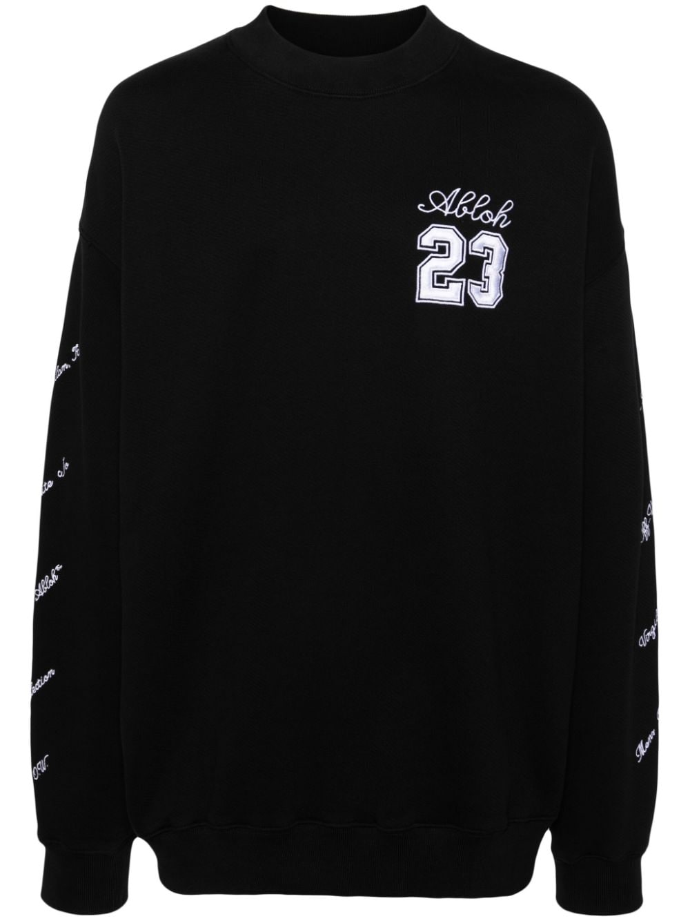 Off-White 23 Logo Skate Sweatshirt - Schwarz von Off-White