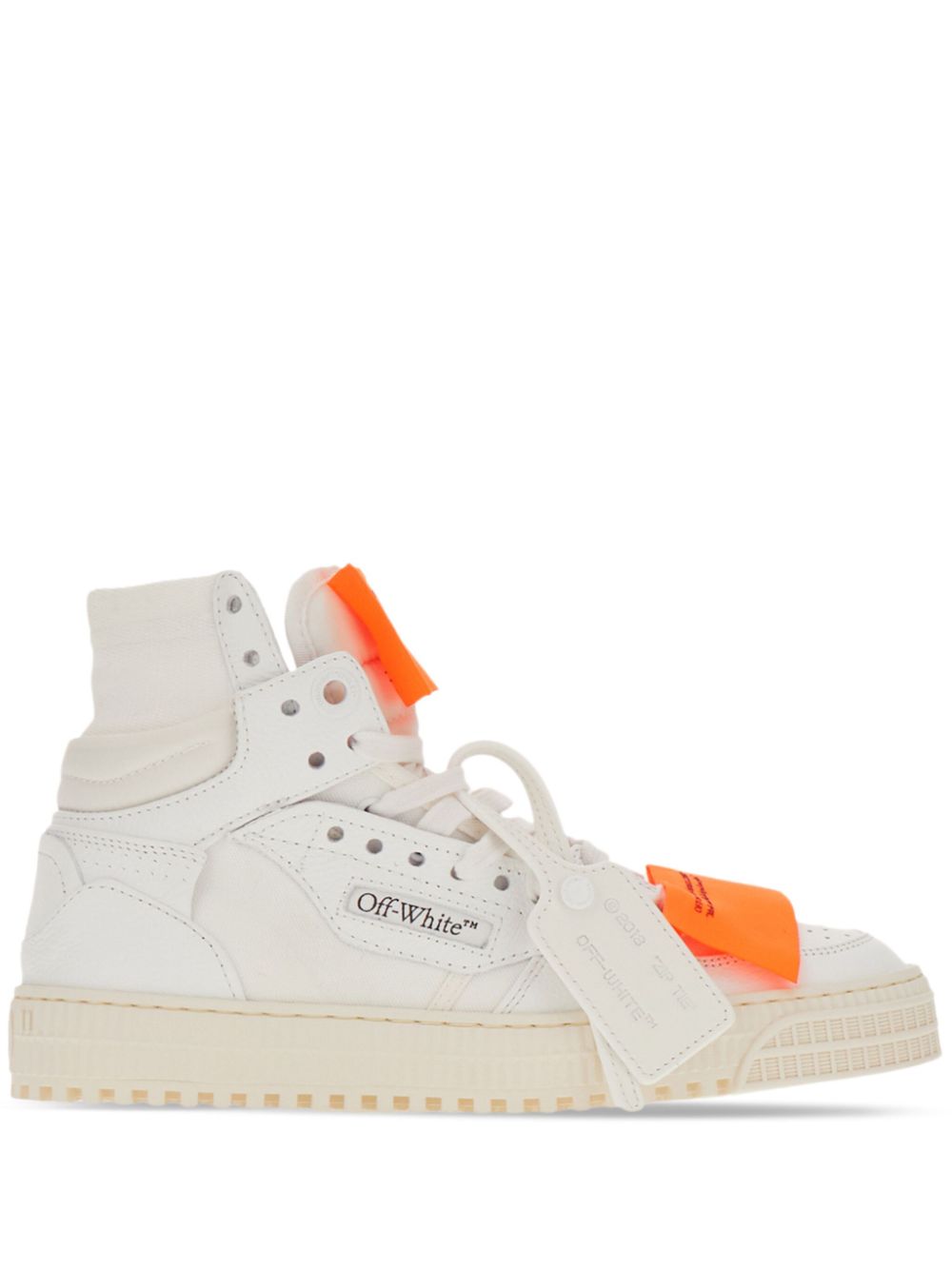 Off-White 3.0 Off Court High-Top-Sneakers - 0120 WHITE ORANGE von Off-White