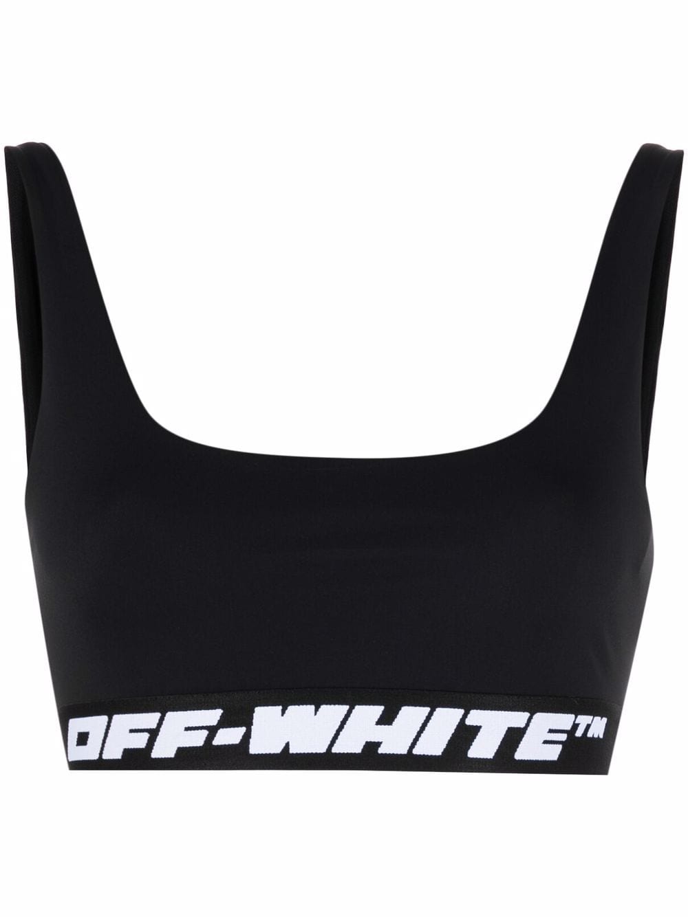Off-White Sport-BH mit Logo - Schwarz von Off-White