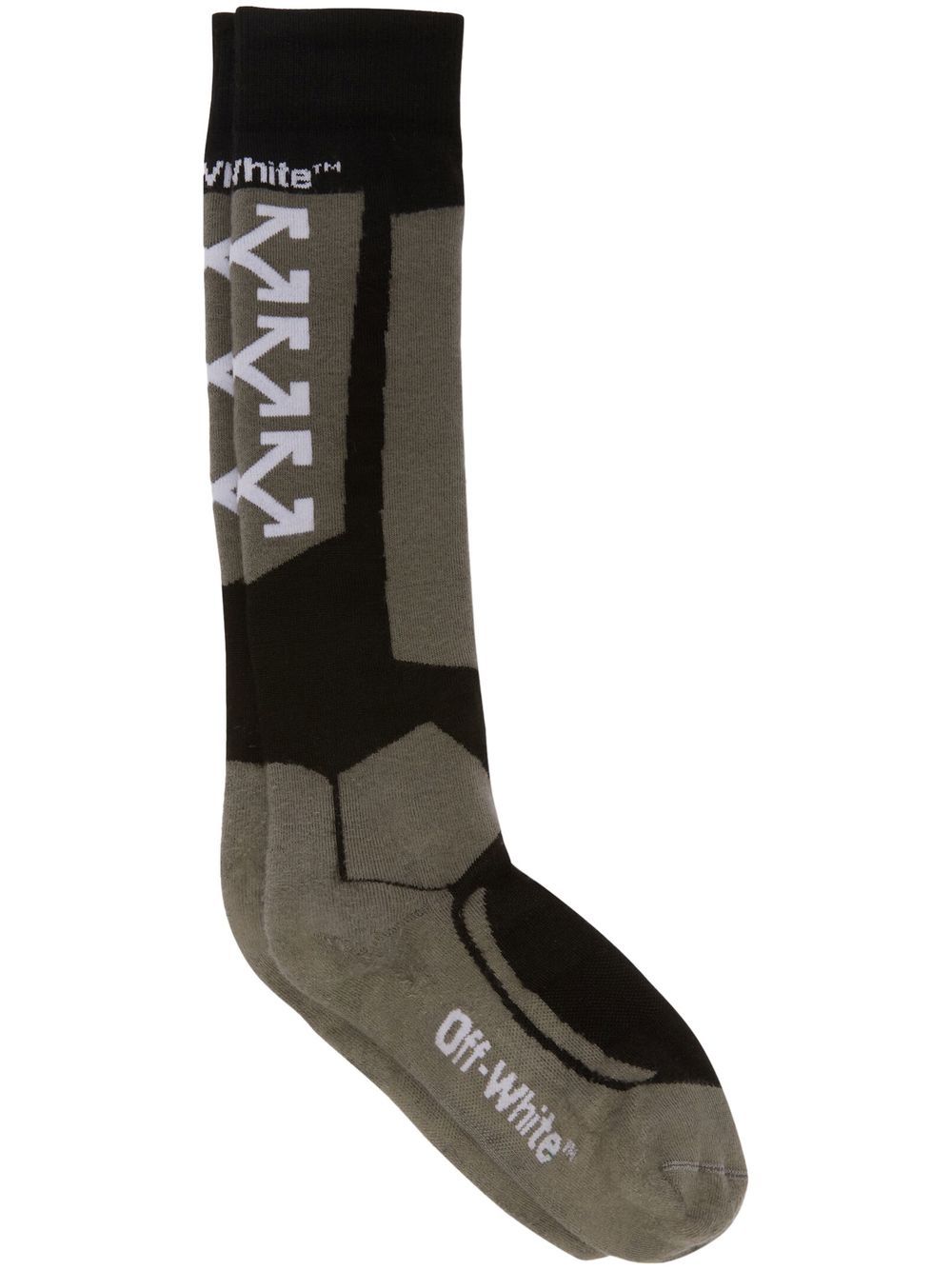 Off-White Socken mit Arrows-Motiv - Grau von Off-White