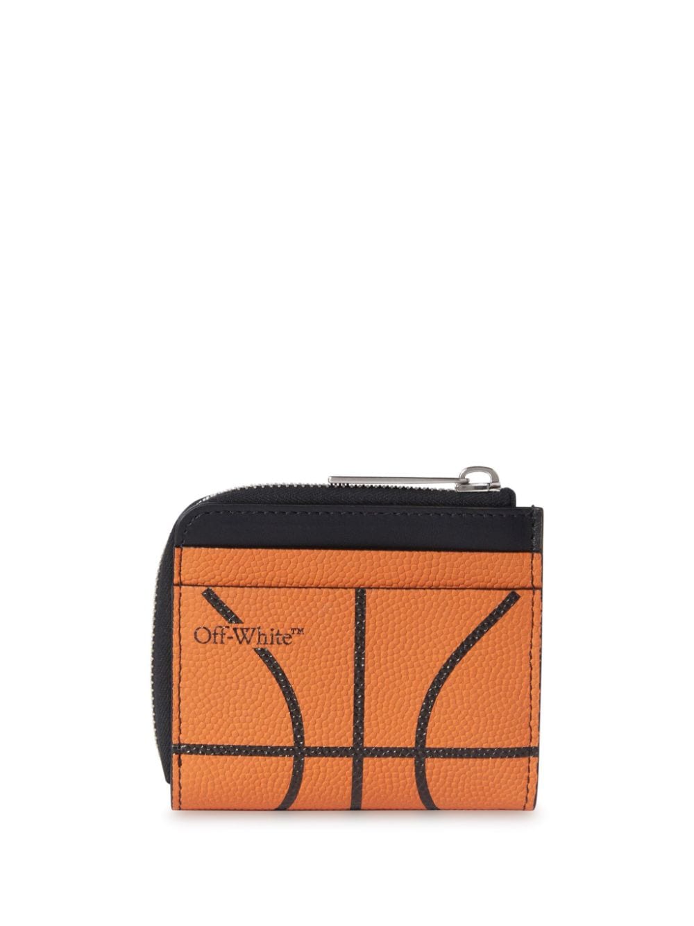 Off-White Basketball Portemonnaie mit Rundumreißverschluss - Orange von Off-White