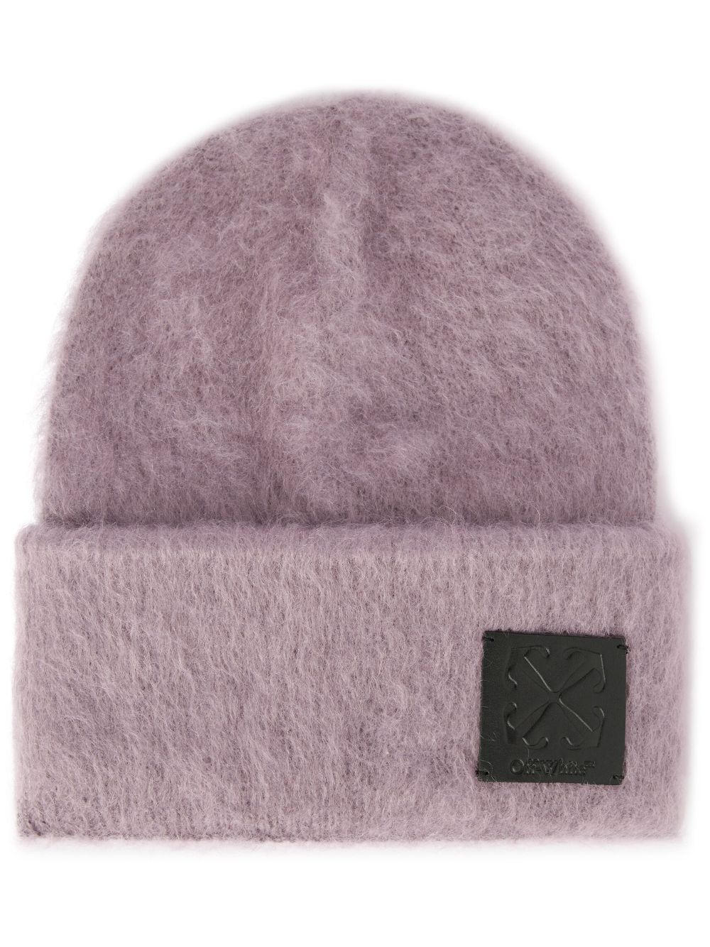 Off-White Beanie mit Patch - Violett von Off-White